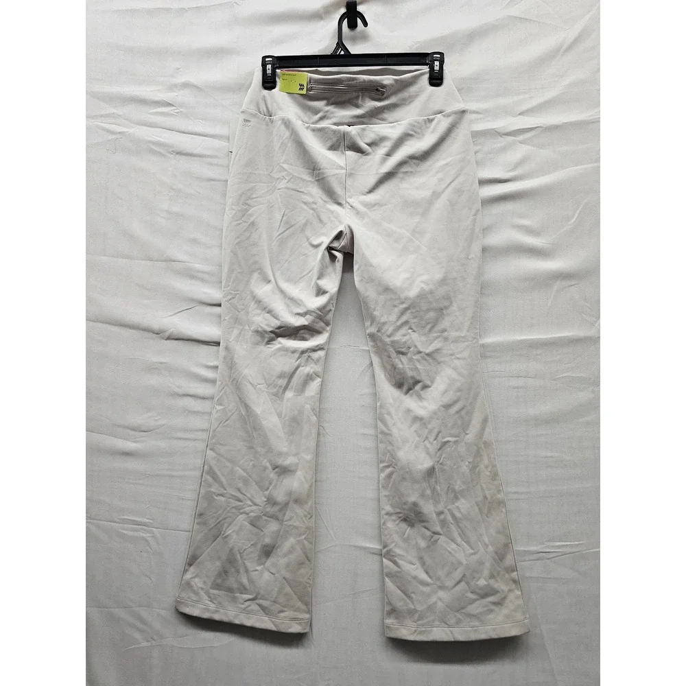 All in Motion Womens High Rise Flare Pants Gray Polyester Athletic Size XXL